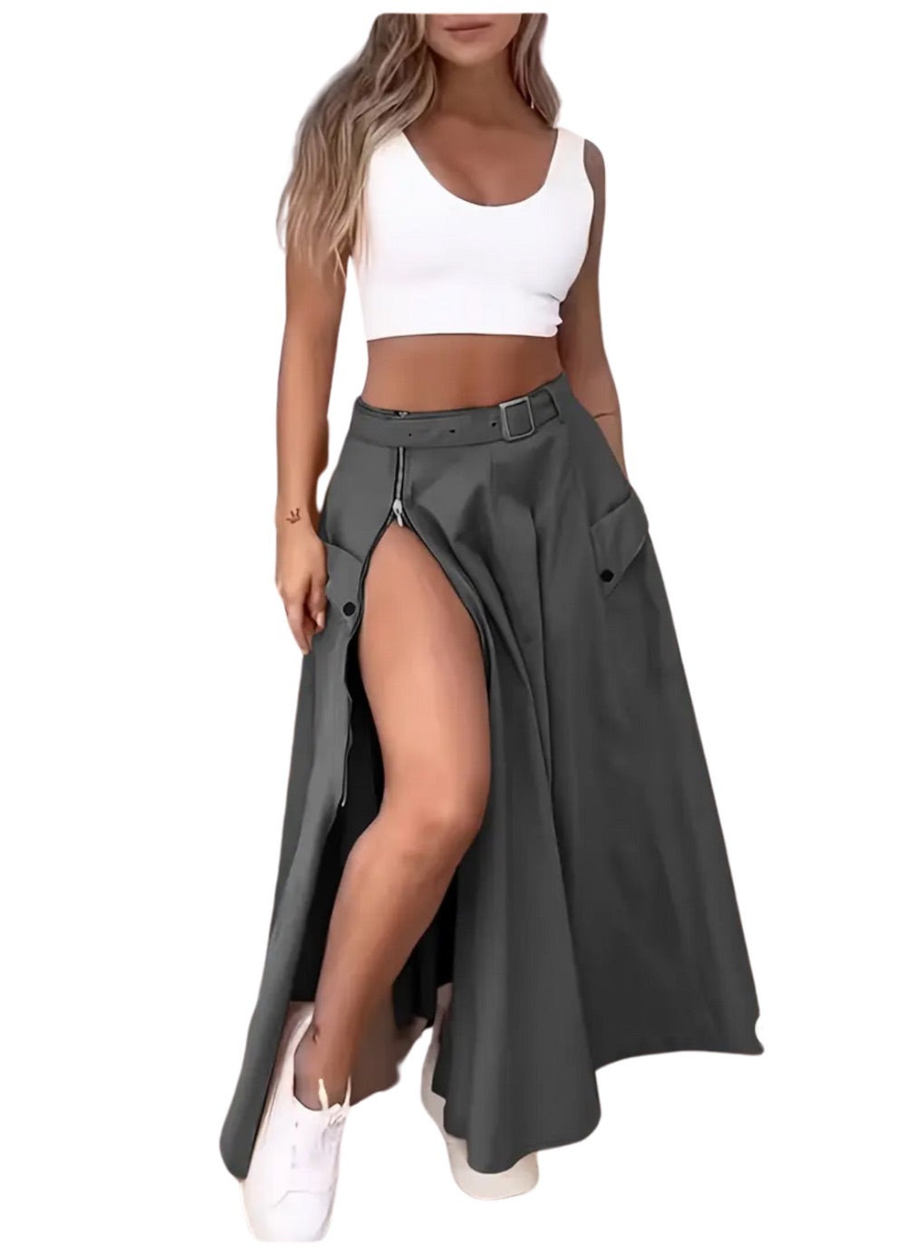 Enigma Side-Zip Skirt