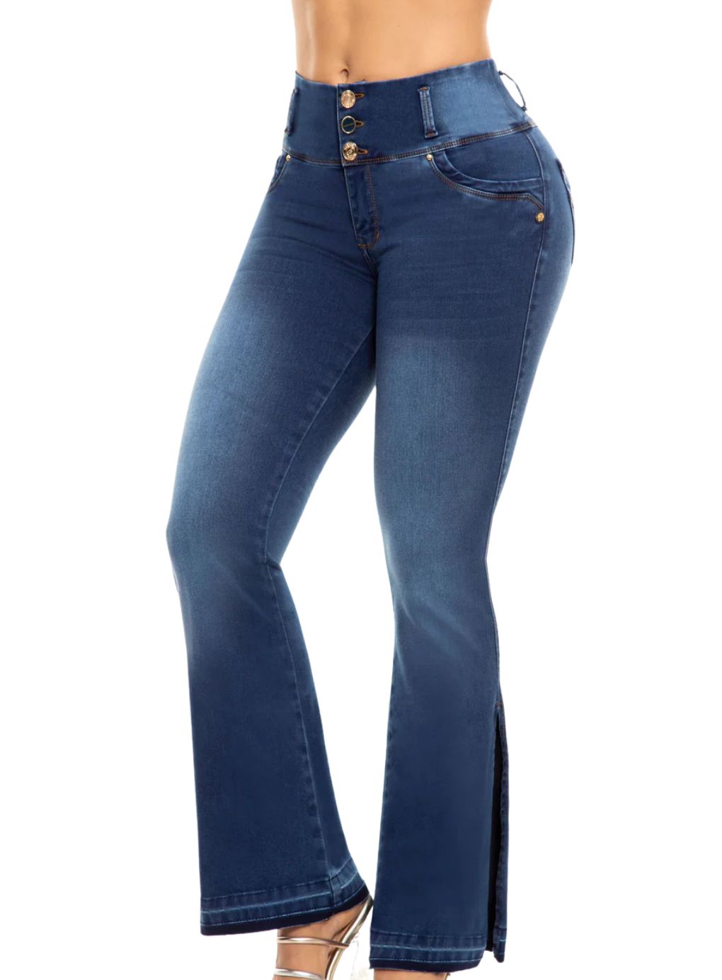 High-Waisted Flared Pants