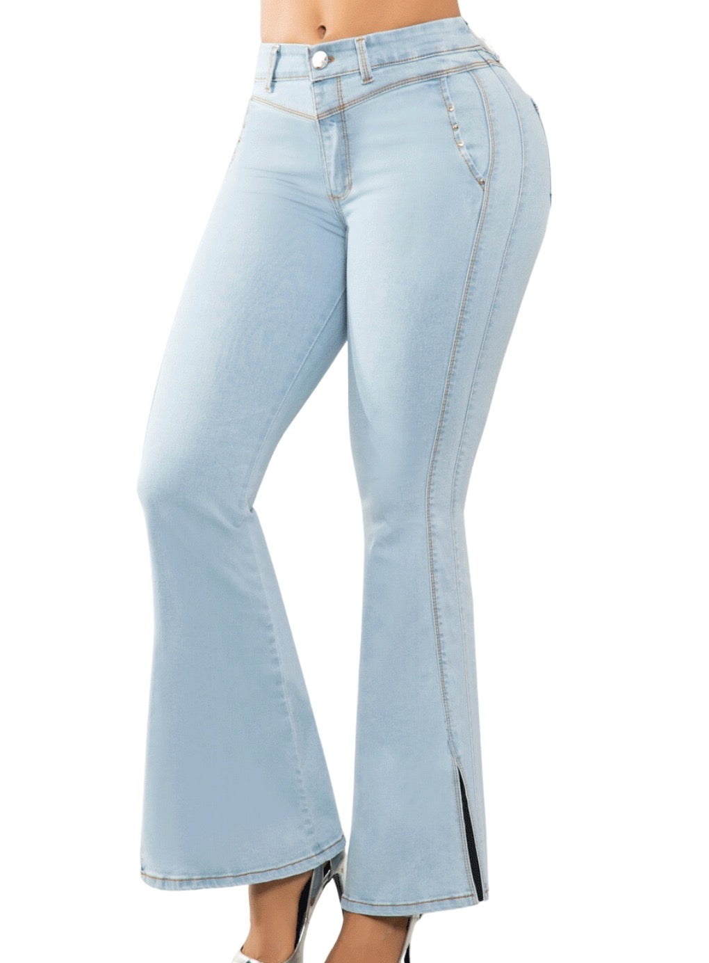 Wide Boot Denim Pants