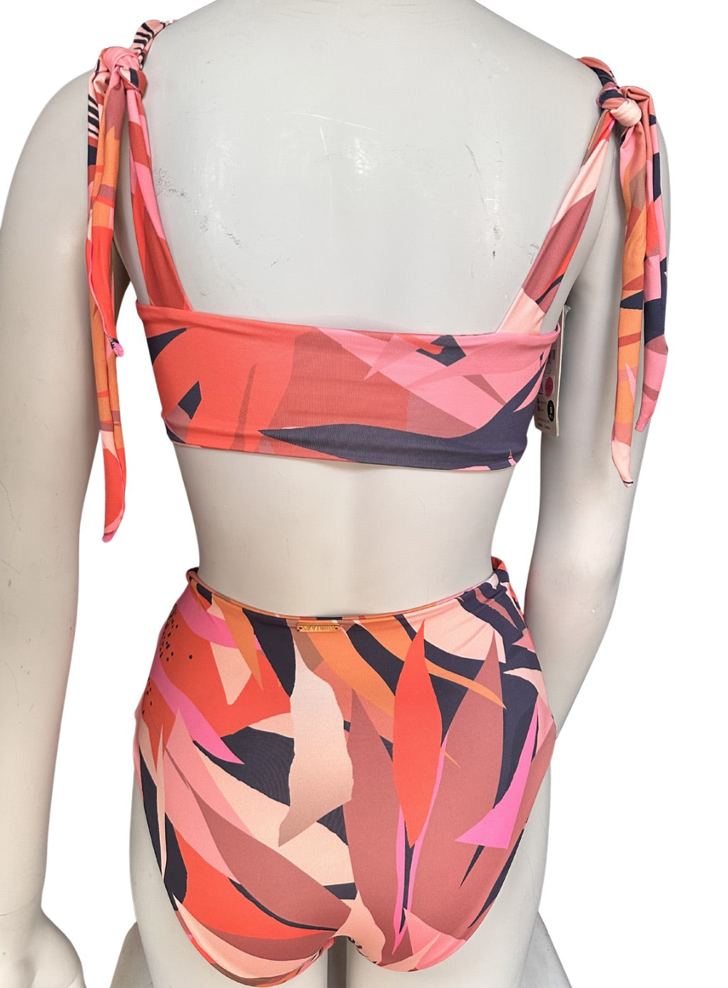 Tropical Orange Bikini Set