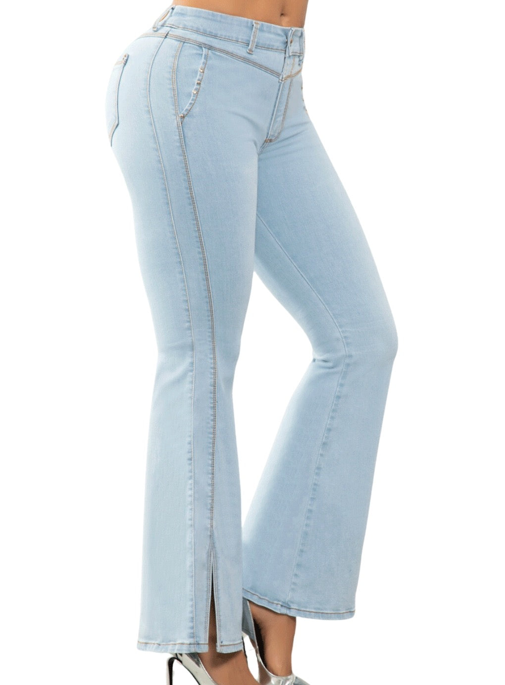 Wide Boot Denim Pants