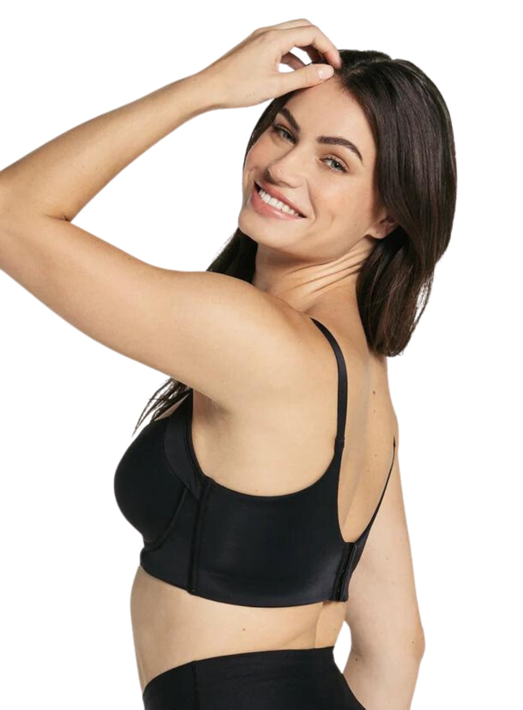 back smoothing bra with full coverage