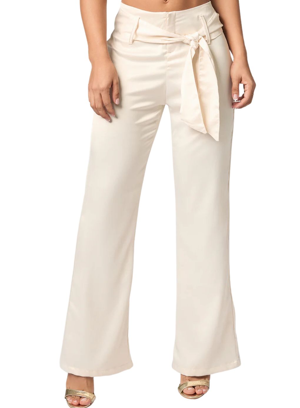 Luxe Shaper Silk Trousers