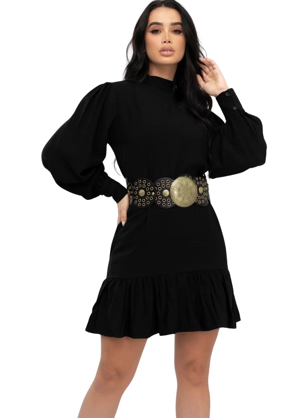 Scarlet Flow Shirt Dress