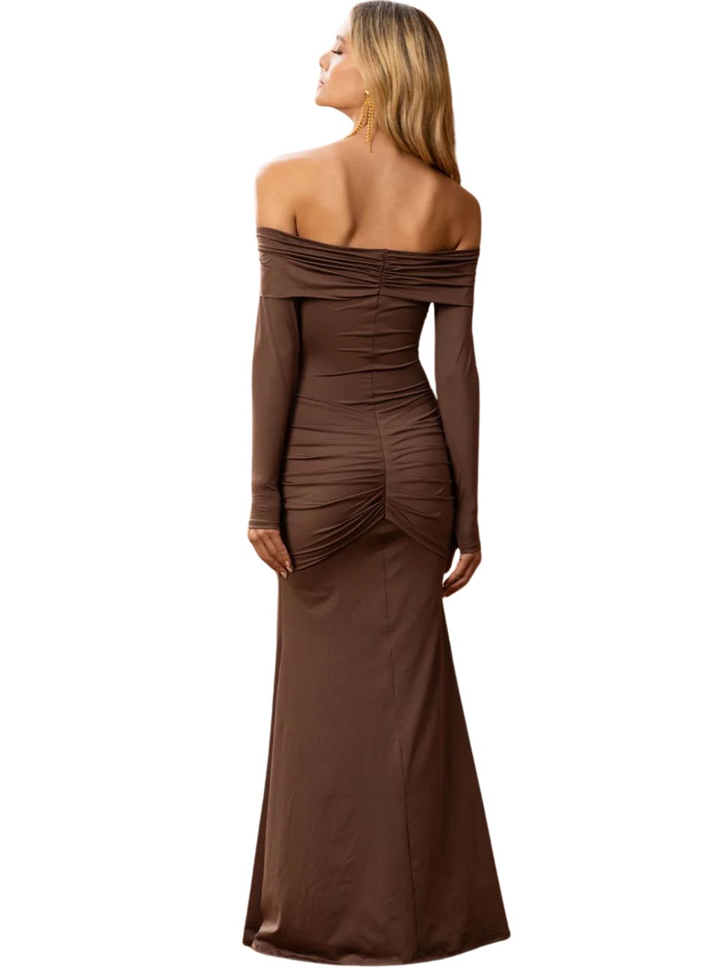Serenity Off-Shoulder Maxi Dress