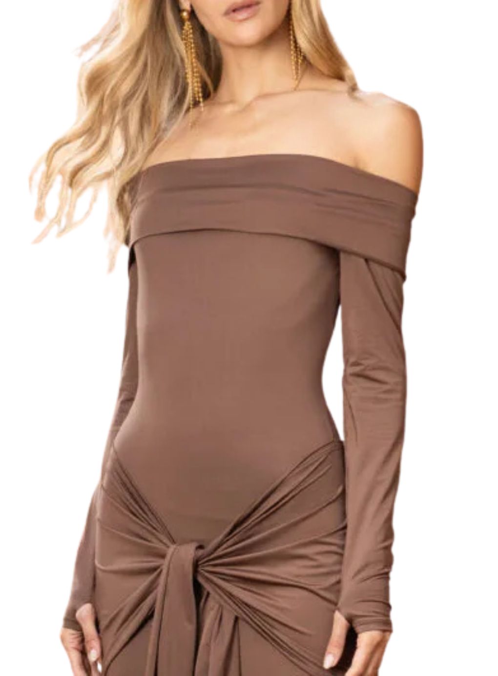 Serenity Off-Shoulder Maxi Dress