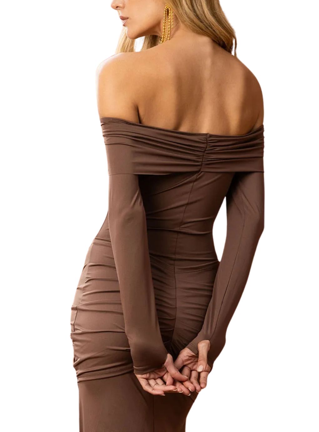 Serenity Off-Shoulder Maxi Dress