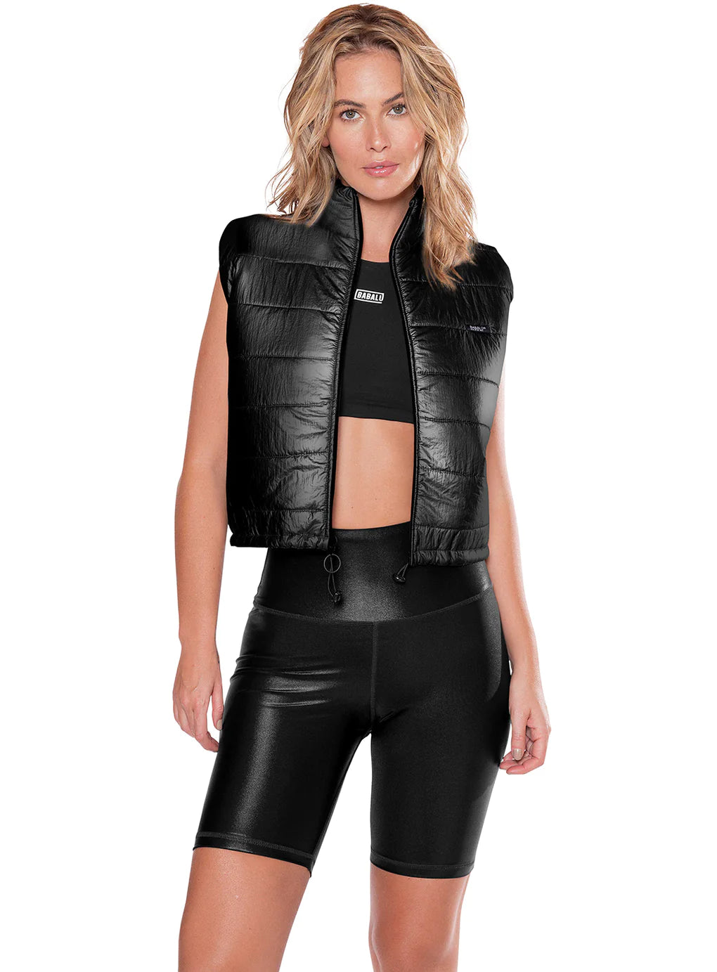 Shiny Sport Puffer Vest