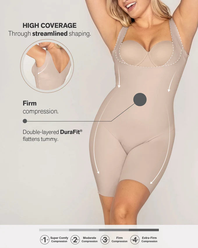 Undetectable Step-in Mid-Thigh Body Shaper