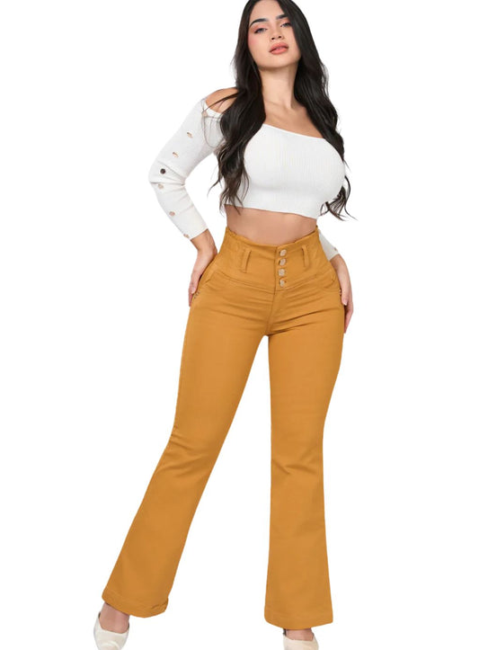 Mustard Muse Flare Pants