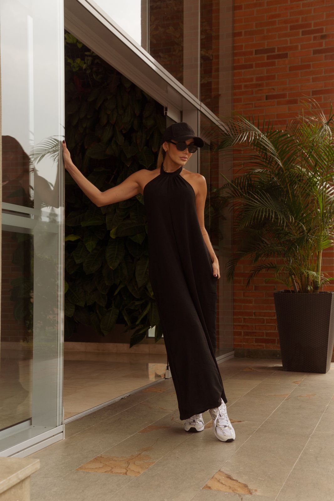 Casual High-Neck Jumpsuit