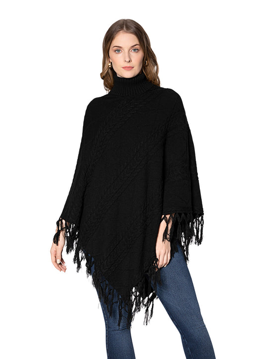 Long Knitted Poncho