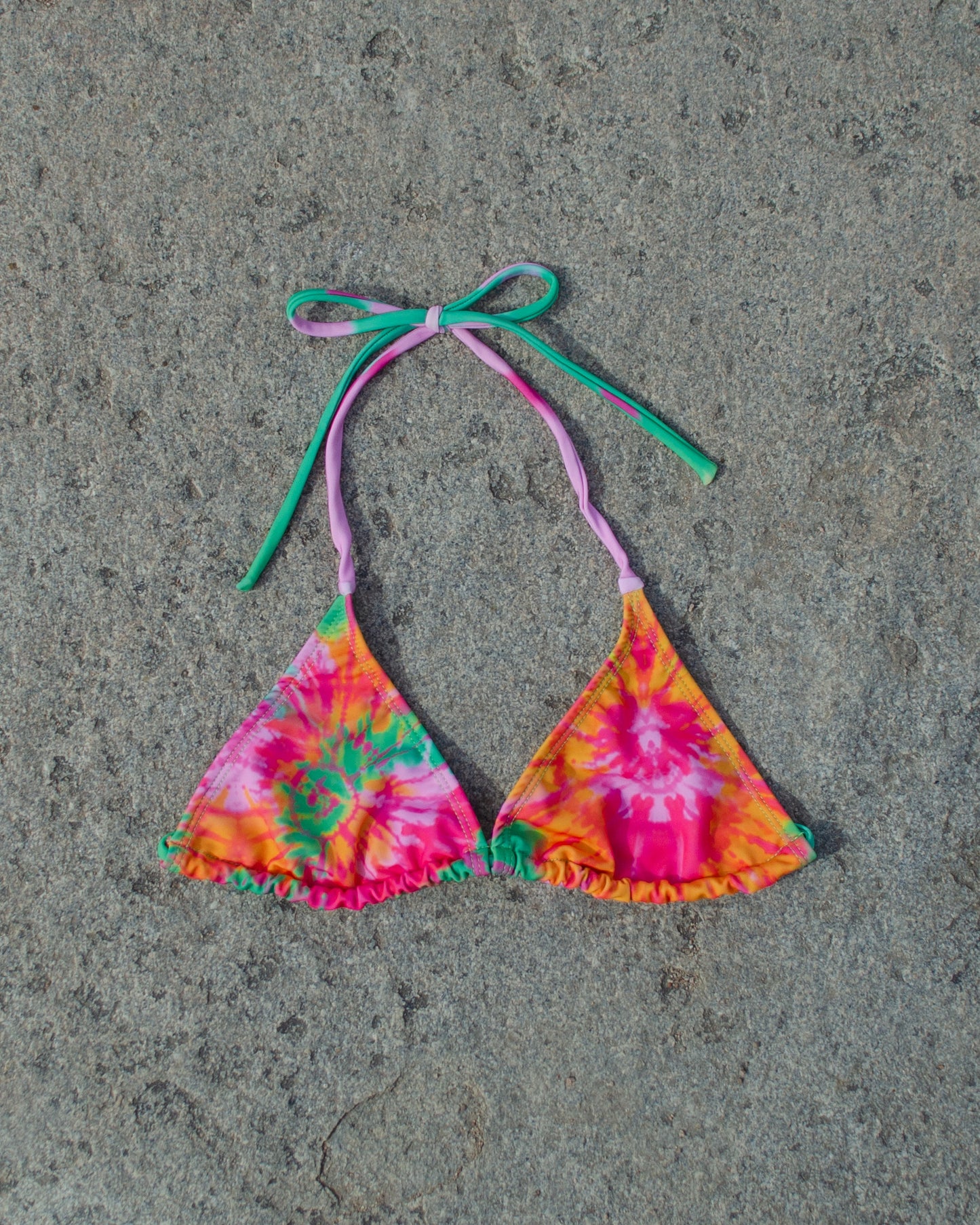 Tie Dye Triangle Bikini Set