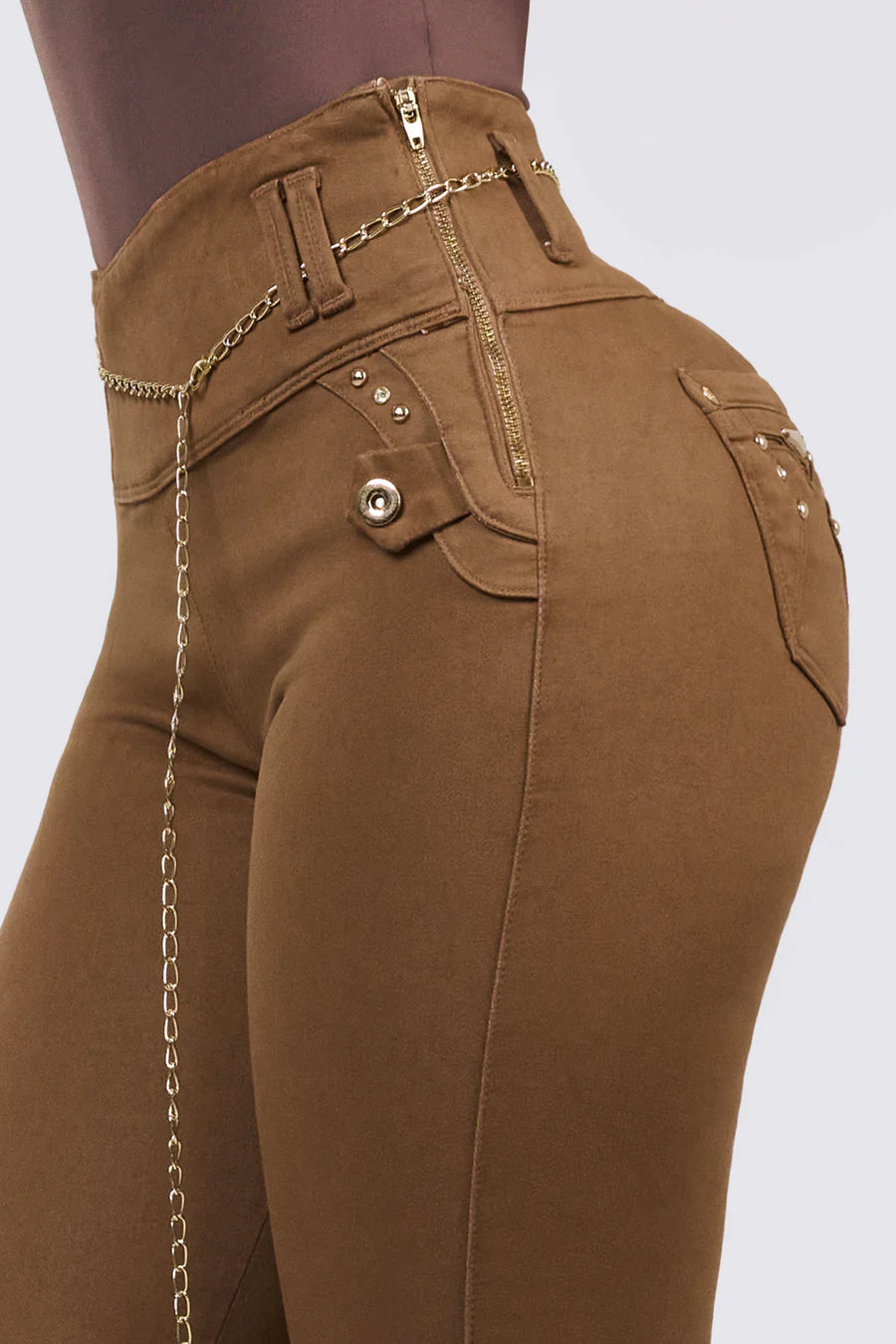 Chocolate V Sculpt Skinny Jeans