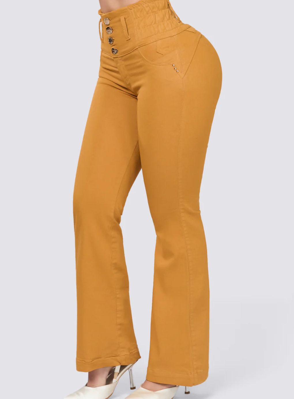 Mustard Muse Flare Pants