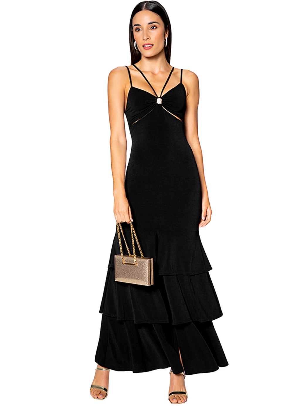 Flamenco Flare Tiered Maxi Dress