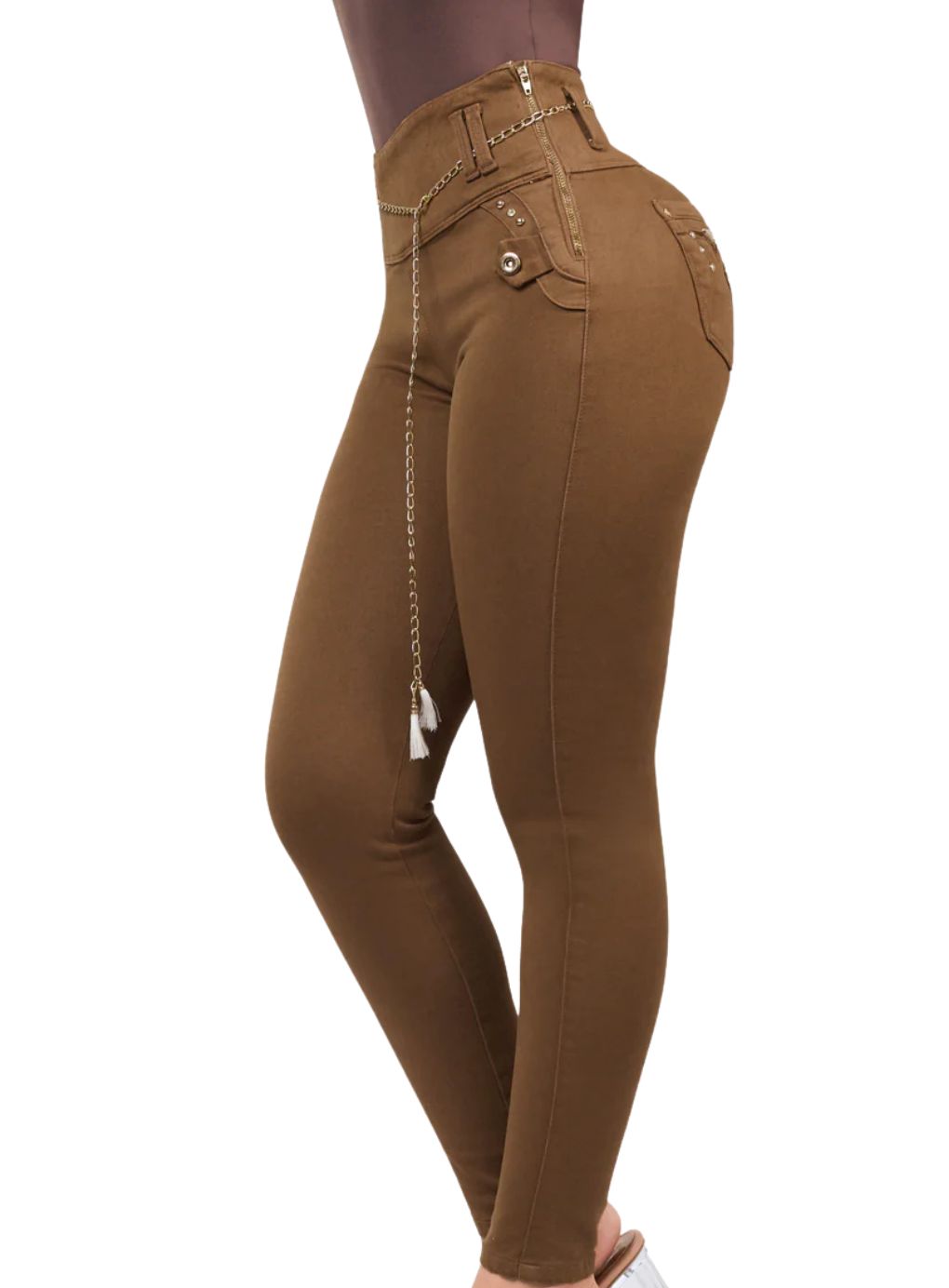 Chocolate V Sculpt Skinny Jeans