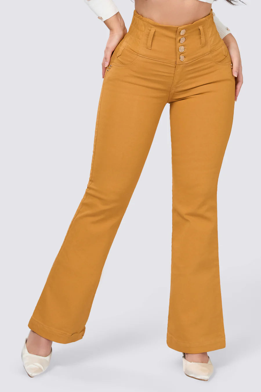 Mustard Muse Flare Pants