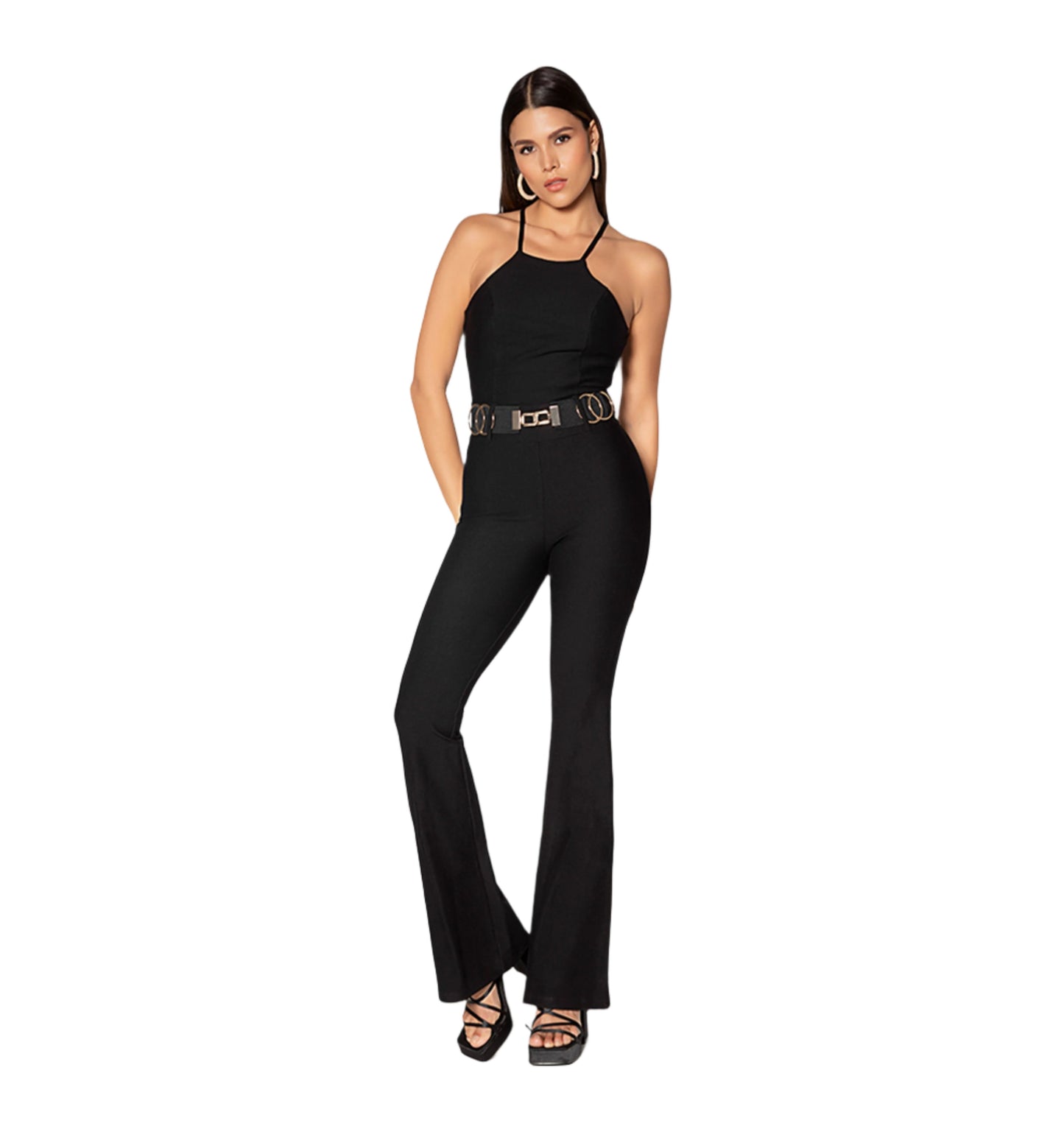 Belted Gala Jumpsuit