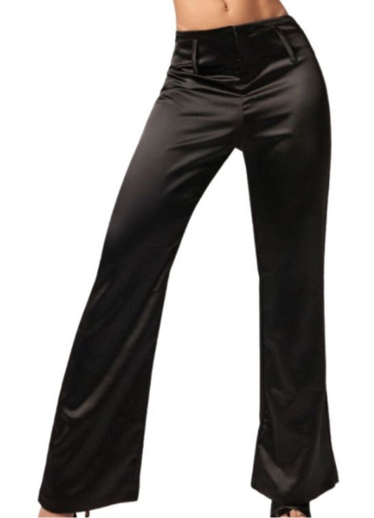 Luxe Shaper Silk Trousers