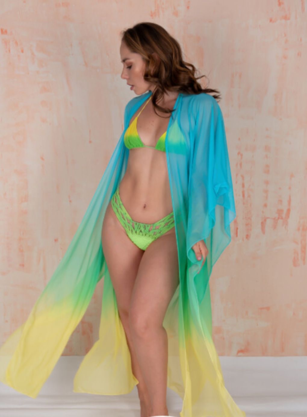 Fly Tie-Dye Kimono