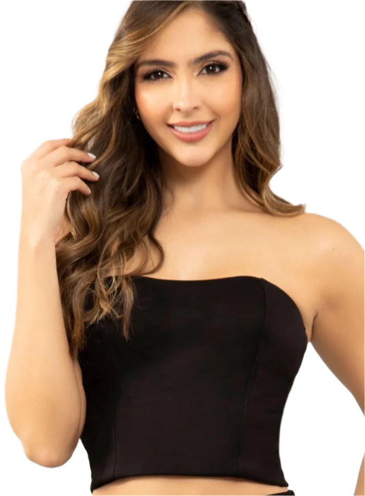 Strapless Velvet Top