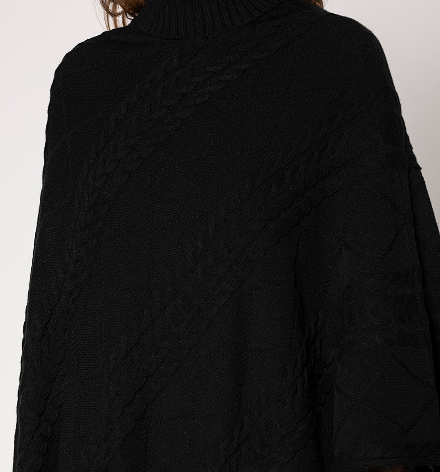 Long Knitted Poncho