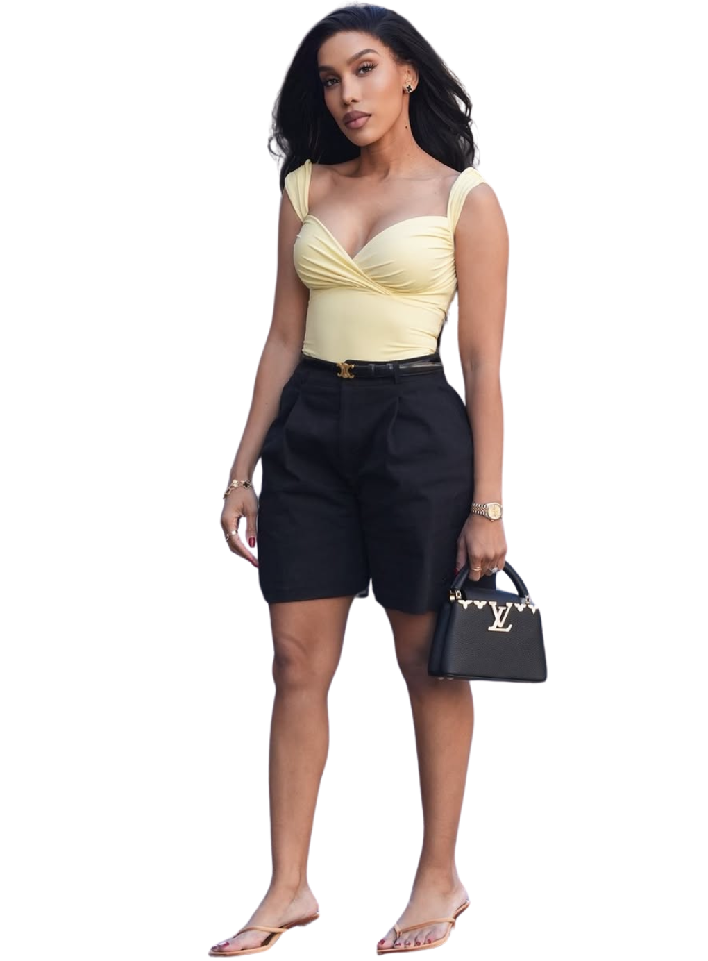 Tailored Bermuda Dhalia