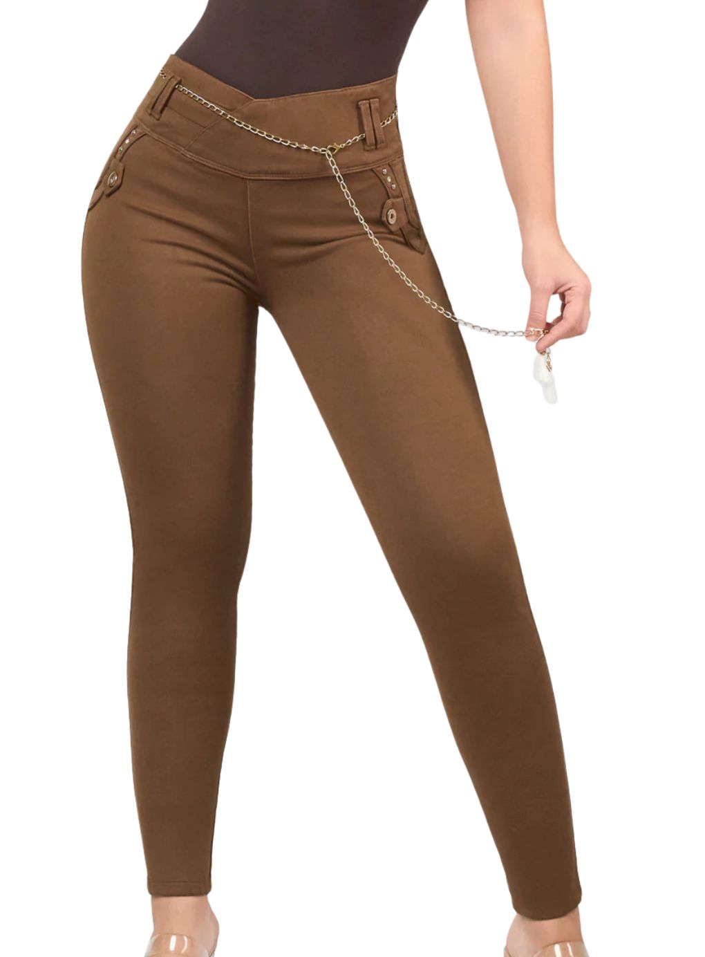 Chocolate V Sculpt Skinny Jeans