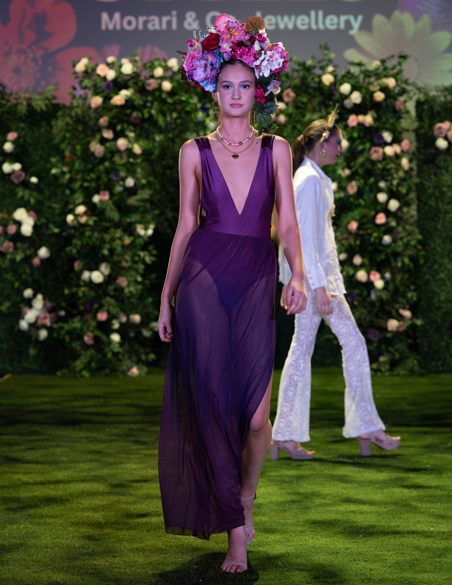 Radiance Tulle Bodysuit Gown
