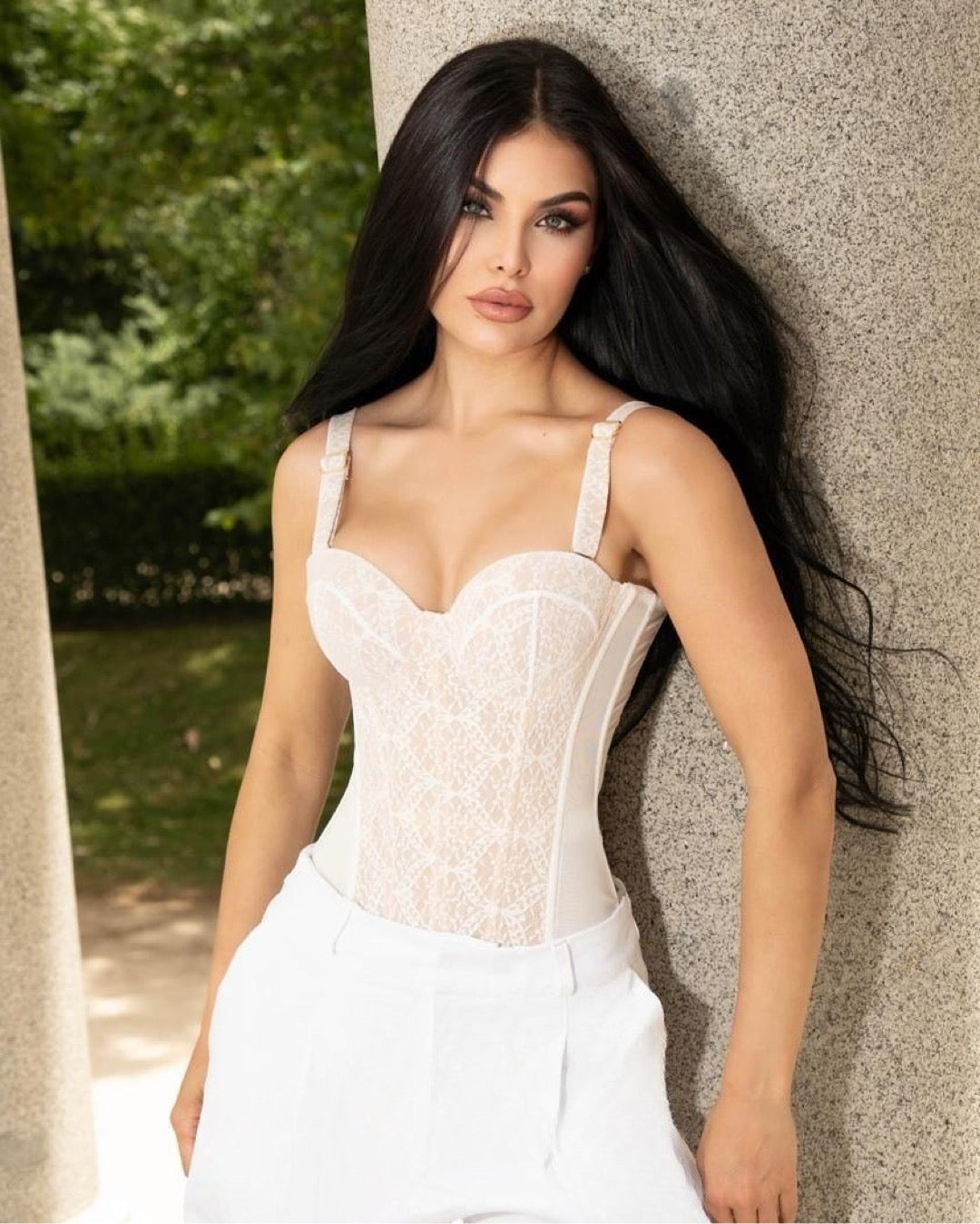 Amatista Lace Corset Bodysuit