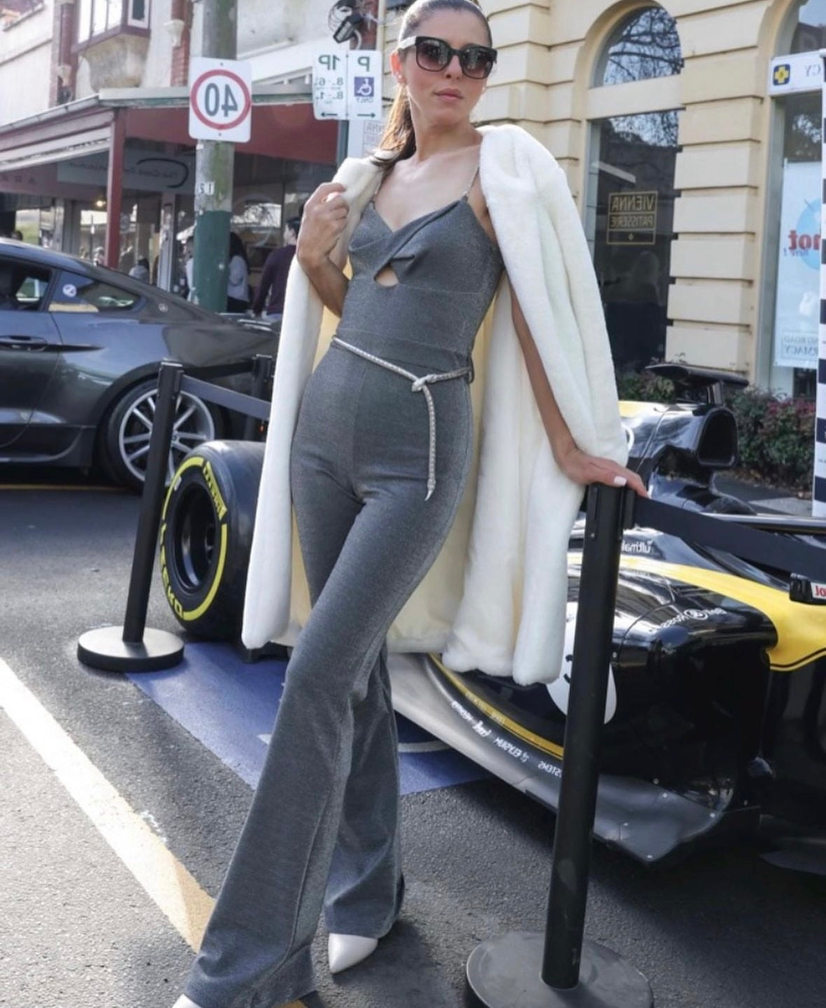 Metallic Glam  Night Jumpsuit