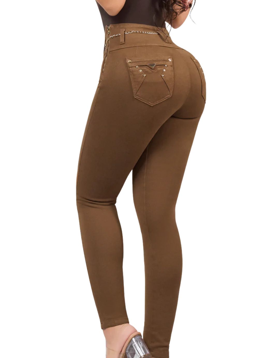 Chocolate V Sculpt Skinny Jeans