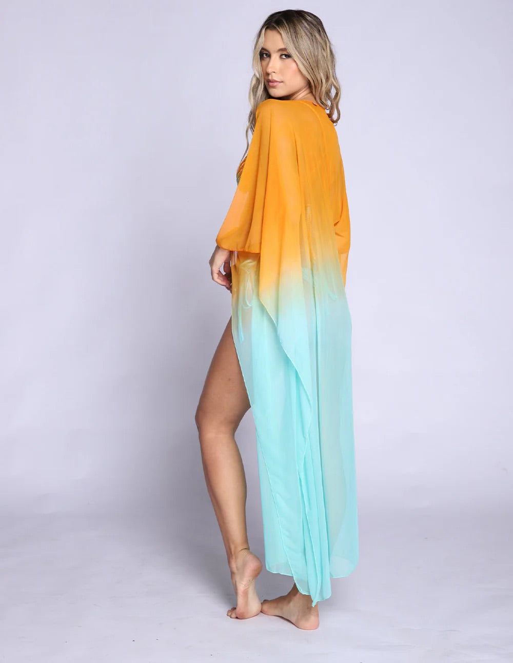 Fly Tie-Dye Kimono