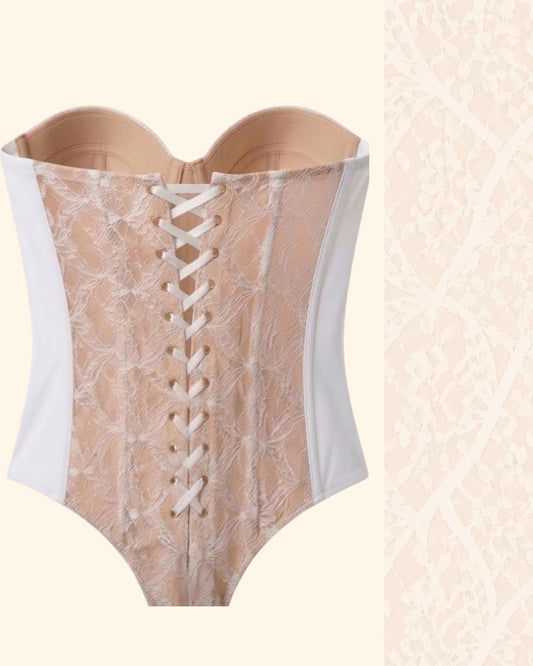 Amatista Lace Corset Bodysuit