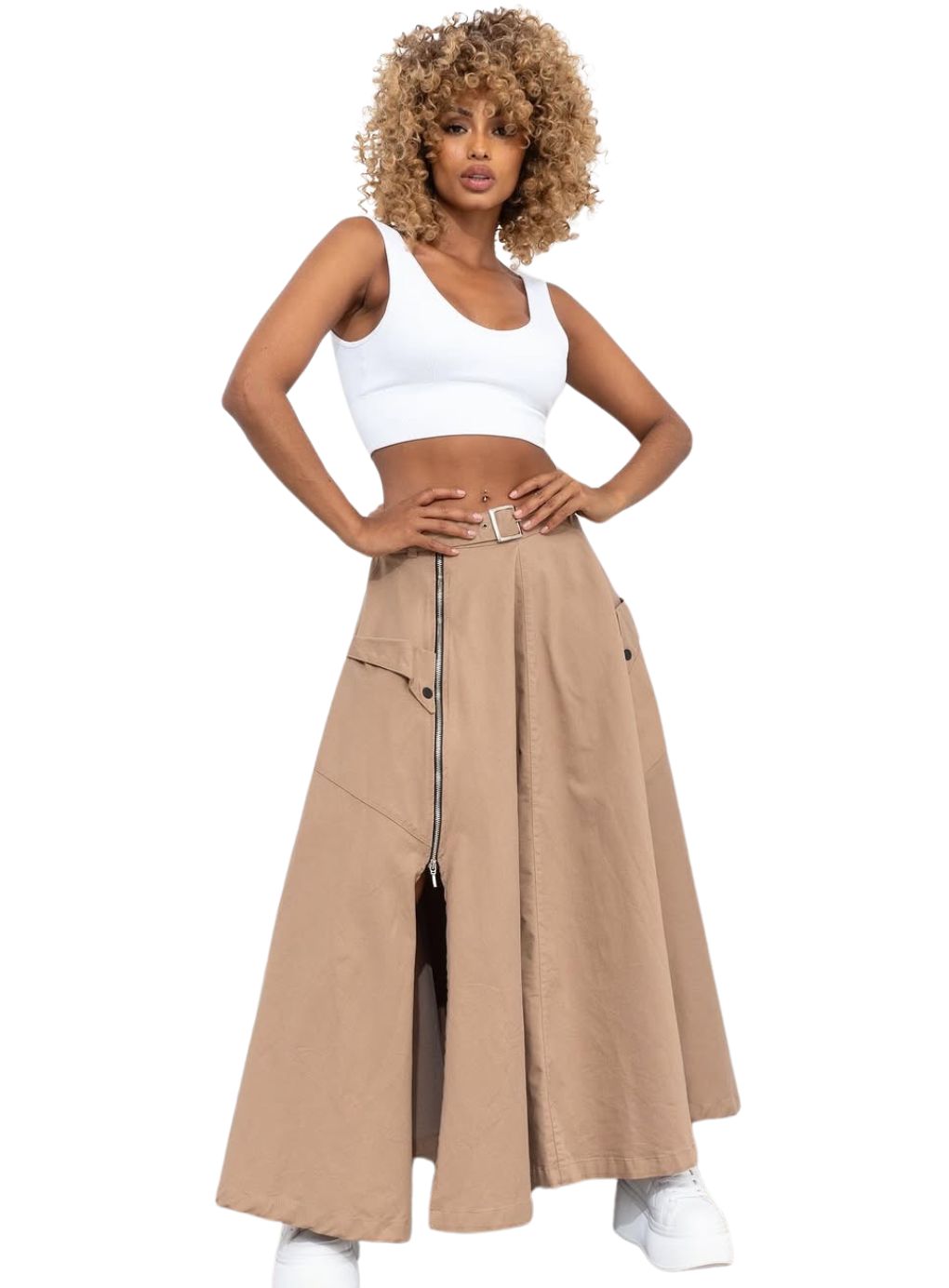 Enigma Side-Zip Skirt