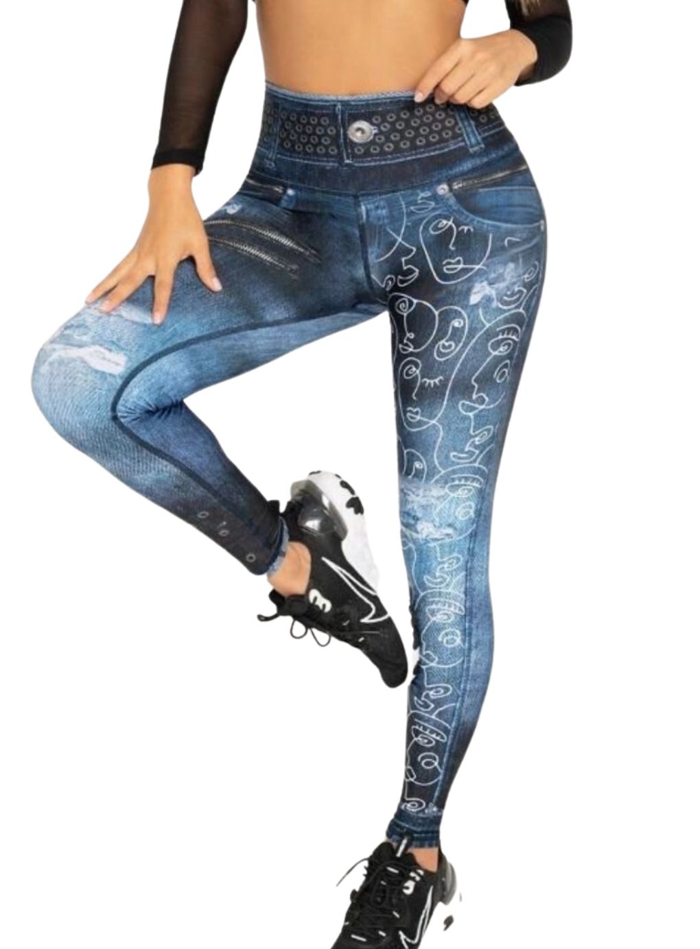 Buy Pack of 3 Skinny Womens Girls Jeans Stretchy Jeggings Ladies Denim Look  Leggings Uk Sizes Online at desertcartINDIA