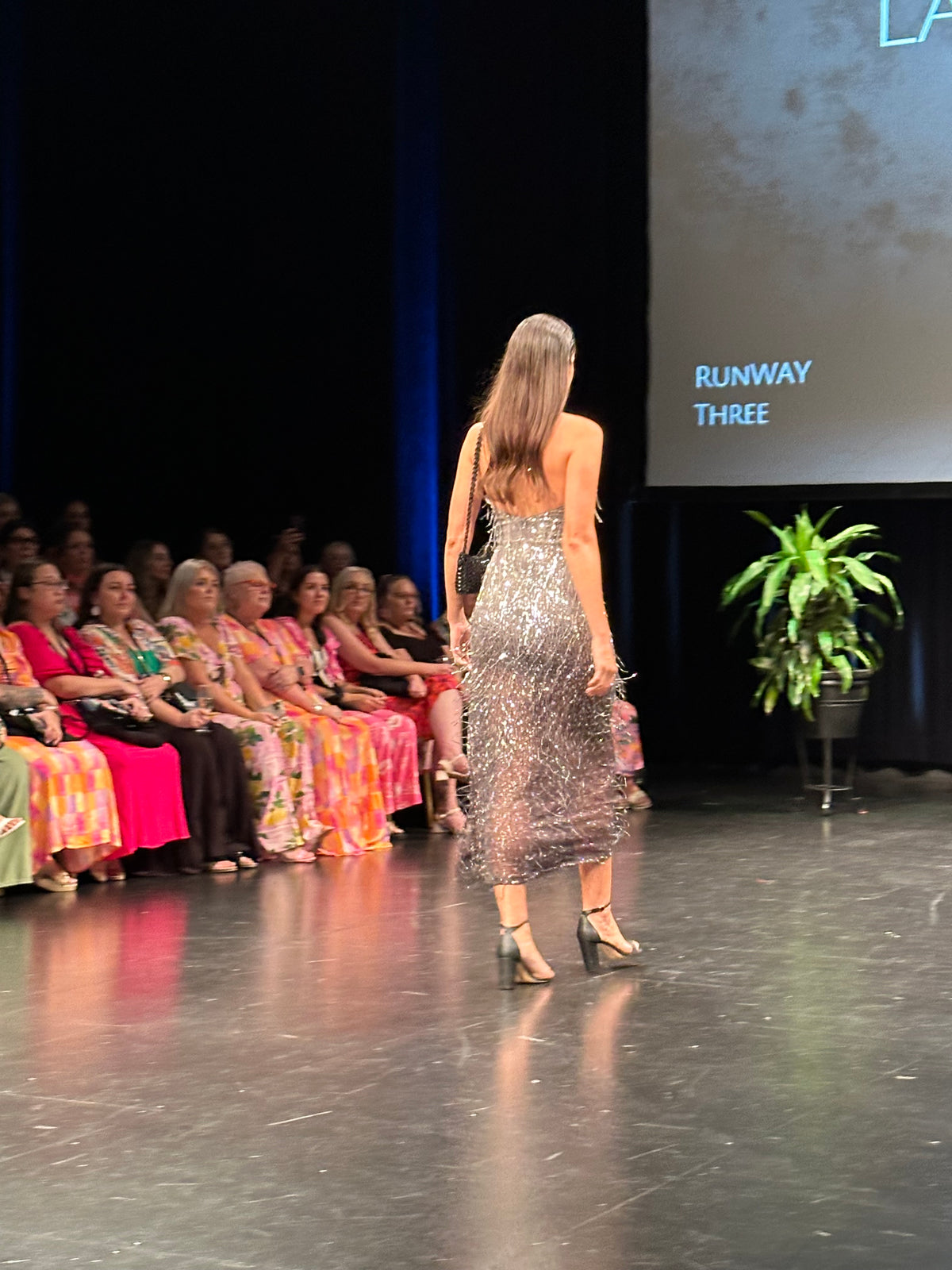 Starlight Sheer Gala Gown