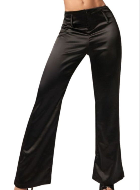 Luxe Shaper Silk Trousers