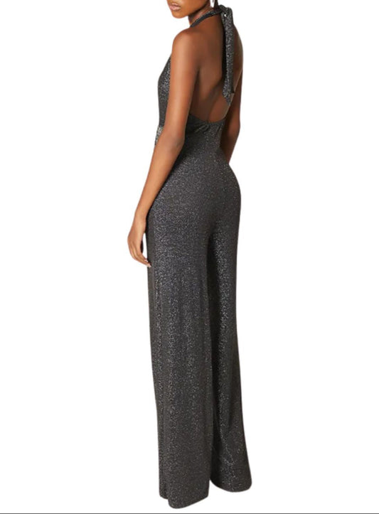 Stellar Halter Palazzo Jumpsuit