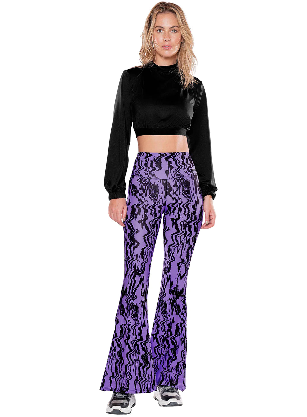 Zebra Flared Pants