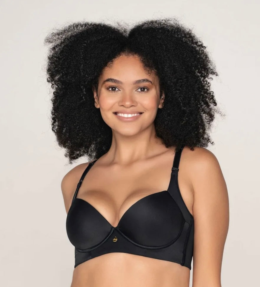 Leonisa High Profile Back Smoothing Bra with Soft Full Coverage Cups