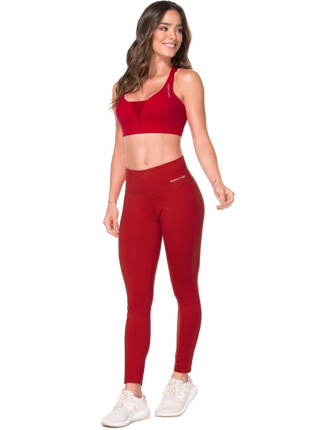 Leggings high-waist sportswear Sale  Curvas Latina Switzerland Color RED  Size M