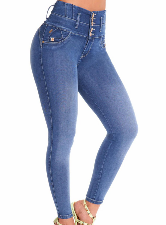 Super High-Waisted Push Up Jean